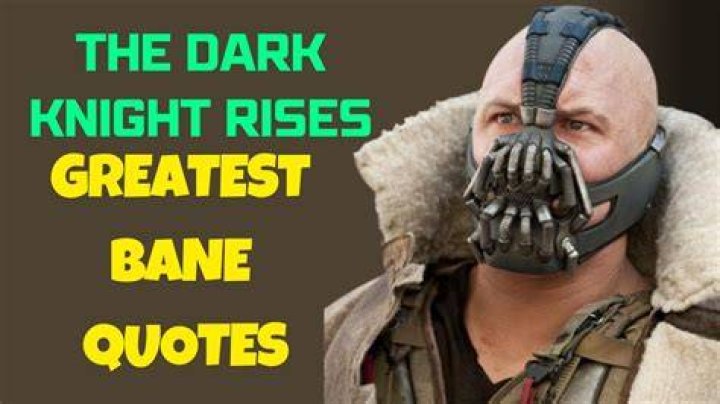 Dark Knight Bane Quotes: Brutal Wisdom & Despair