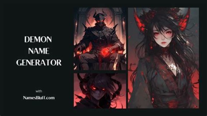 Demon Name Generator: Unleashing Your Inner Darkness
