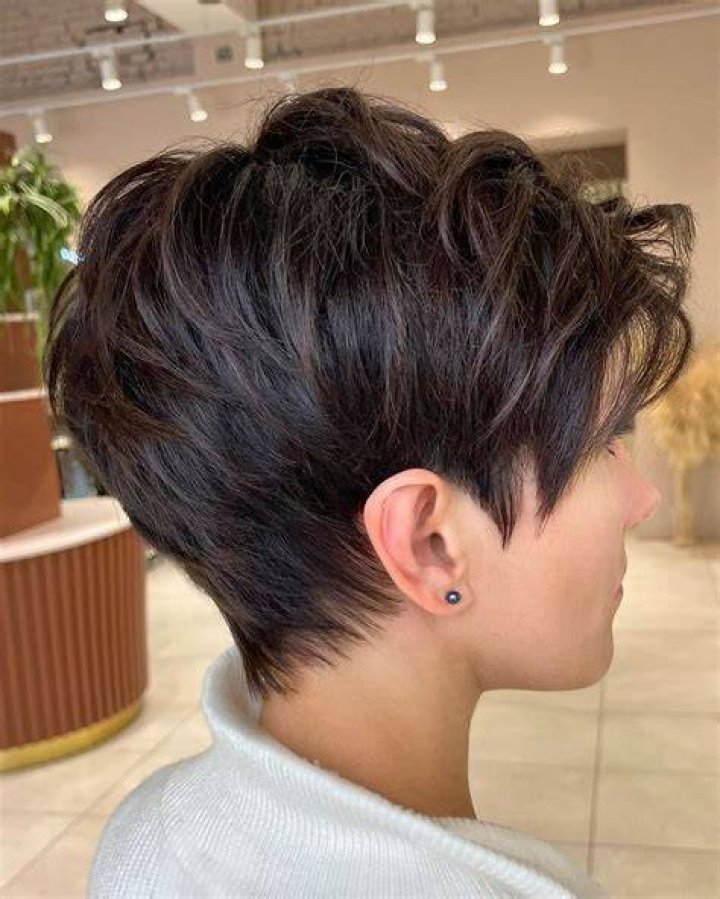 Discovering the Allure of the Short Pixie Cut: Front and Back View
