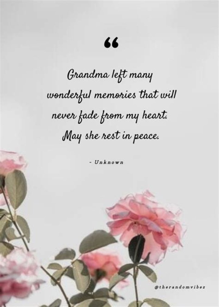 Heartfelt Reflections: Quotes About a Grandma Passing Away