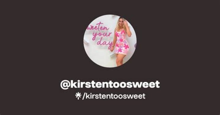 Kirsten Too Sweet: The Allure of OnlyFans Porn