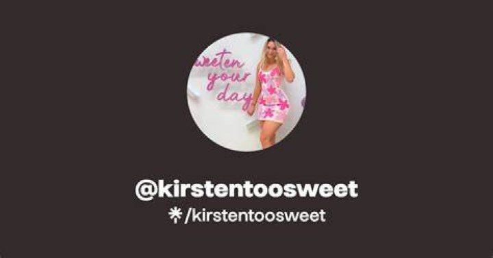 Kirsten Too Sweet: The Rising Star on OnlyFans