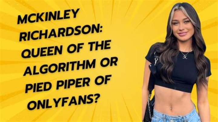 McKinley Richardson OnlyFans Leak: Shocking Details Revealed