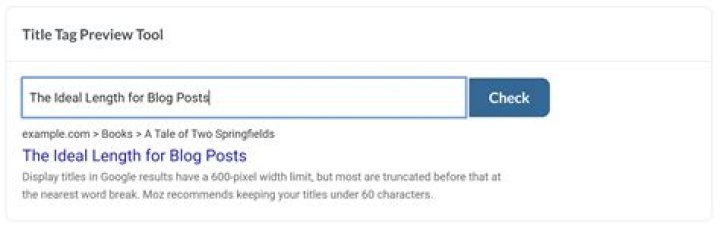 Moz Title Tag Preview Tool: A Comprehensive Guide to Boosting Your SEO