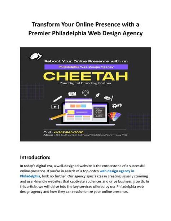 Philadelphia Web Design: Transforming Your Online Presence