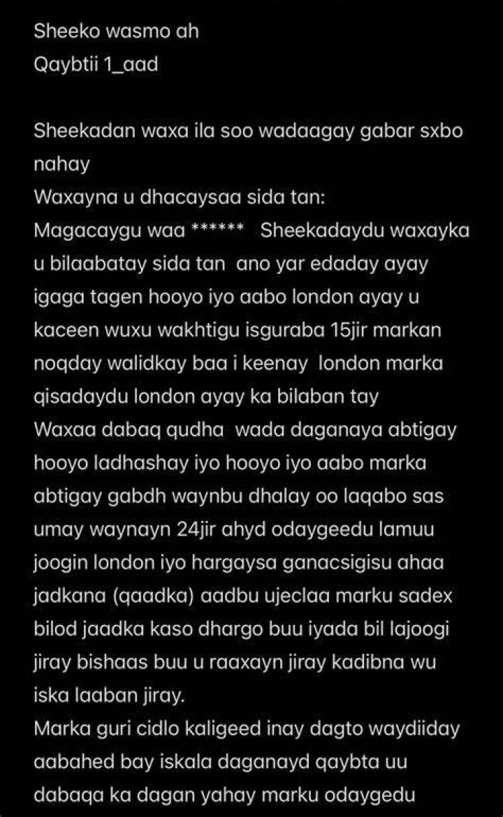 Sheeko Somali Wasmo Qoraal Facebook 2023: A Deep Dive into the Viral Sensation
