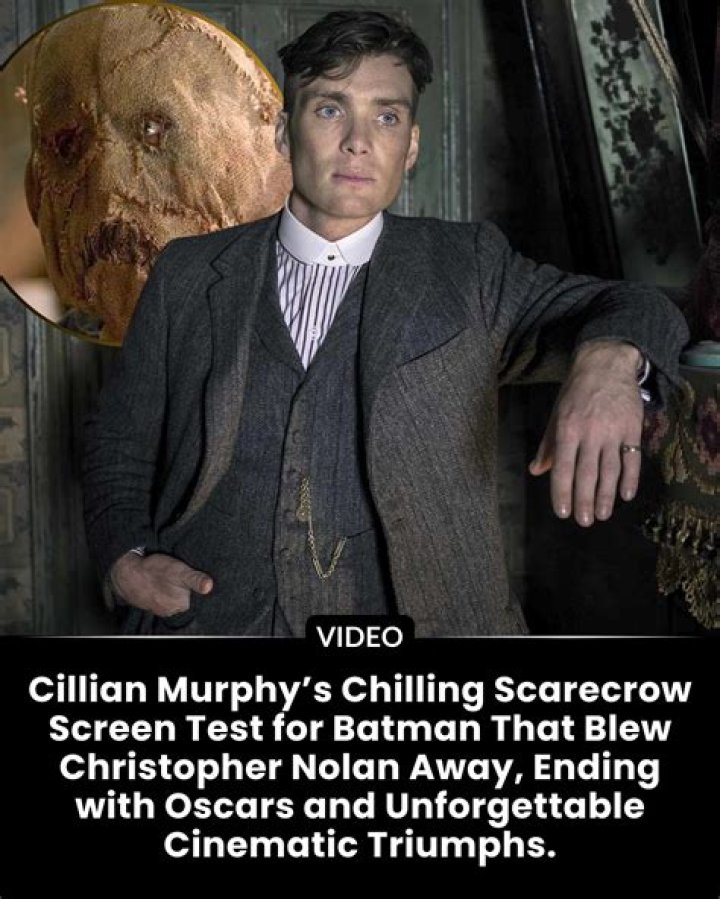 The Scarecrow: Cillian Murphy's Transformation into a Iconic Character